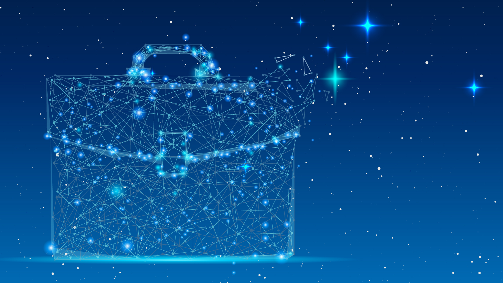 Constellation in the shape of a briefcase